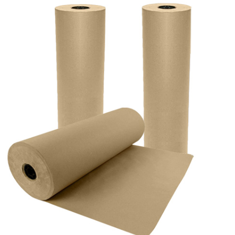Machine Glazed Kraft Paper 144mm x 50m 3 rolls per pack
